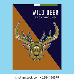 Deer head illustration - Vector