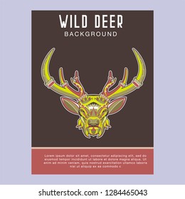 Deer head illustration - Vector
