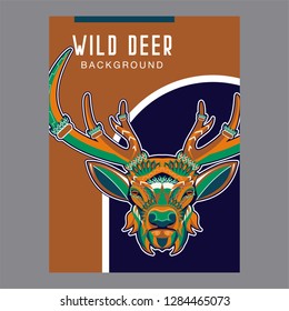 Deer head illustration - Vector