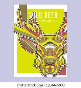Deer head illustration - Vector