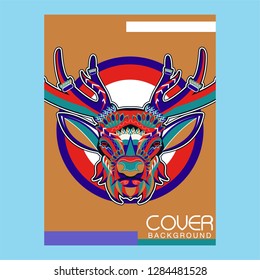 Deer head illustration - Vector