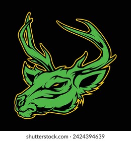 deer head logo for commercial use