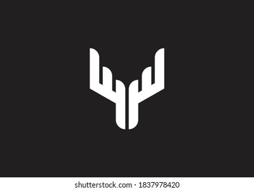 Deer Head Logo Design Template