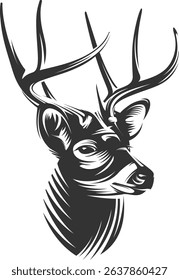 Deer, Deer Head, Deer Logo, Hunting