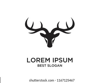 deer head logo icon designs