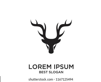 Deer Head Logo Icon Designs Stock Vector (Royalty Free) 1167125494 ...