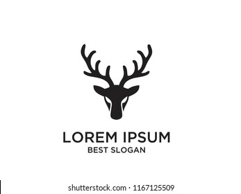 deer head logo icon designs
