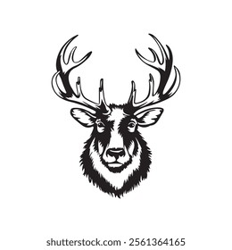 a deer head logo new style