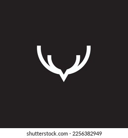 Deer Head Logo template line art design. The symbol itself would look great as a corporate and website symbol or icon.
