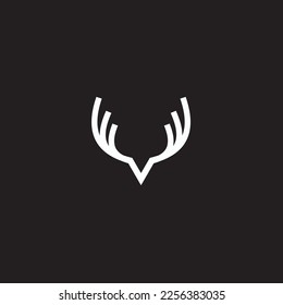 Deer Head Logo template line art design. The symbol itself would look great as a corporate and website symbol or icon.