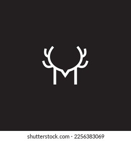 Deer Head Logo template line art design. The symbol itself would look great as a corporate and website symbol or icon.