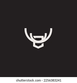 Deer Head Logo template line art design. The symbol itself would look great as a corporate and website symbol or icon.