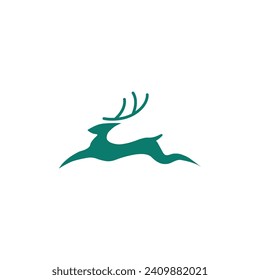 Deer head Logo Template vector icon illustration design