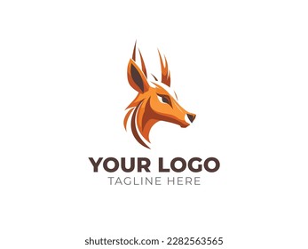 Deer Head Logo Vector for Elegant Branding