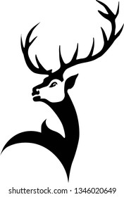 Deer Head Vector 