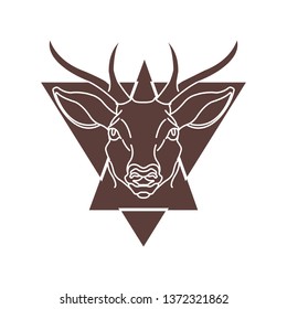 Deer Head Vector