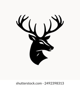 Deer Head Vector, Deer EPS File, Deer Clipart, Deer Vector, Hunting Vector Files, Vector Files for Cricut, Cutting Files