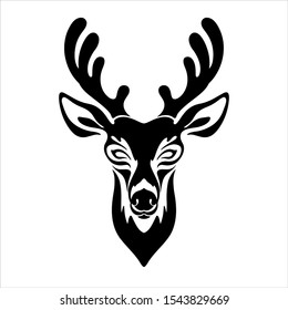 Deer Head Vector. EPS Format