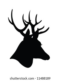 Deer Head Vector Illustration