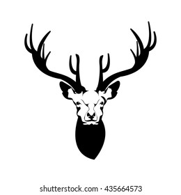 Deer Head Vector Illustration Deer Head Stock Vector (Royalty Free ...