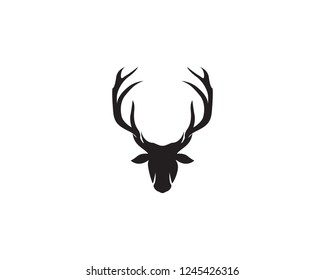 Deer head vector logo