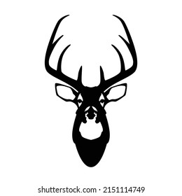 Deer Head Vector, Sign and Symbol, EPS 10 vector