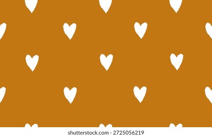 Ciervos y patrón de corazón para el día de San Valentín. Fondo animal de bosque romántico. Diseño sin fisuras. 