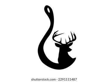 Deer and hook hunting design