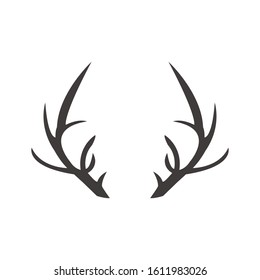 Deer Horn Illustration Logo Vector Stock Vector (Royalty Free ...