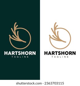 Deer Horn Logo Design Horn Animal Illustration Minimalist Simple Symbol Icon