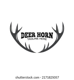 Deer Horn Logo Design Template Deer Stock Vector (Royalty Free ...