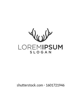 
Deer Horn vector logo design image
