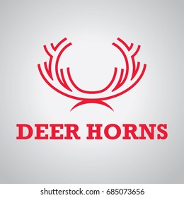 Deer Horns Logo Template