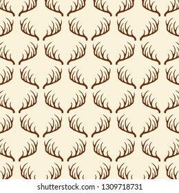 deer horns pattern
