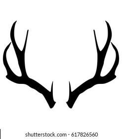 Deer horns vector design EPS 10