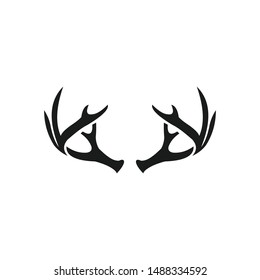 Deer Hunt Logo template, Elegant Deer Head logo designs vector