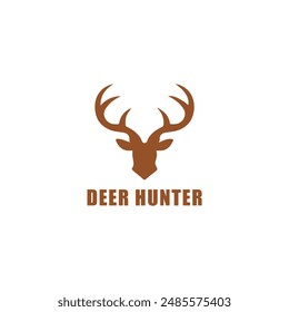 Deer Hunter Logo Animals Simple