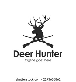 Design-Vorlage für das Logo des Wildhunter