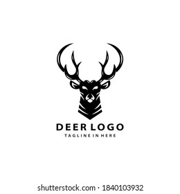 Deer Hunter Logo Designs Template Vector Stock Vector (Royalty Free ...