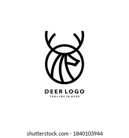 deer hunter logo designs, template, and vector