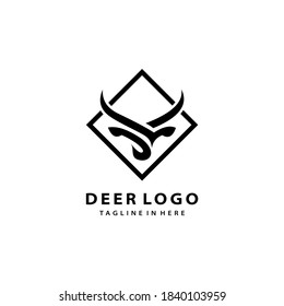 deer hunter logo designs, template, and vector
