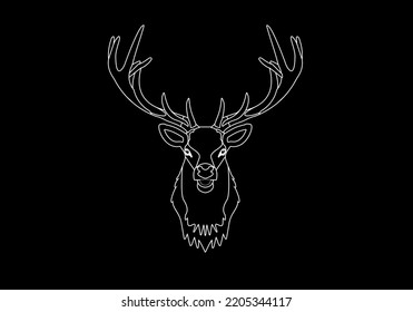 Tipos de logotipo, plantillas y vectores del cazador de venados