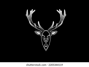 Deer hunter logo types, templates and vectors