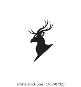 deer hunter vector design template
