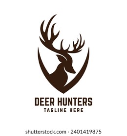 The Deer Hunters Logo design concept for Hunting 