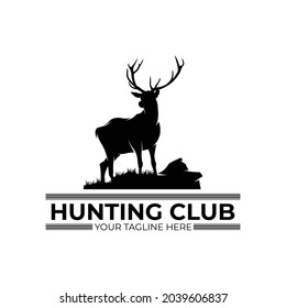 Deer hunting club logo design