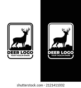 Deer hunting club logo design