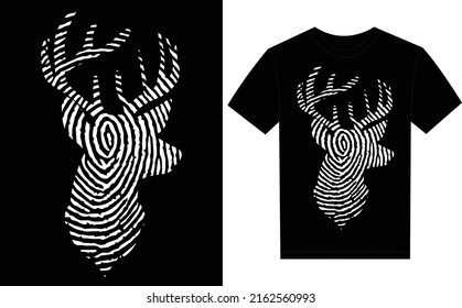 Deer Hunting Fingerprint Funny tshirt, Deer Hunting Fingerprint, Hunting Deer tshirt, Hunting tshirt,