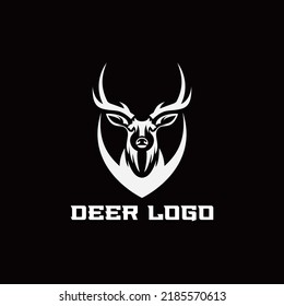 deer, hunting, flat and vintage design collection templates.