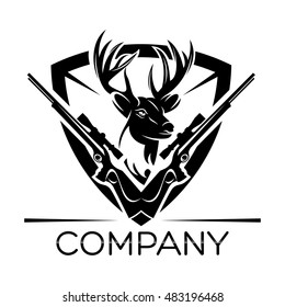 deer hunting logo